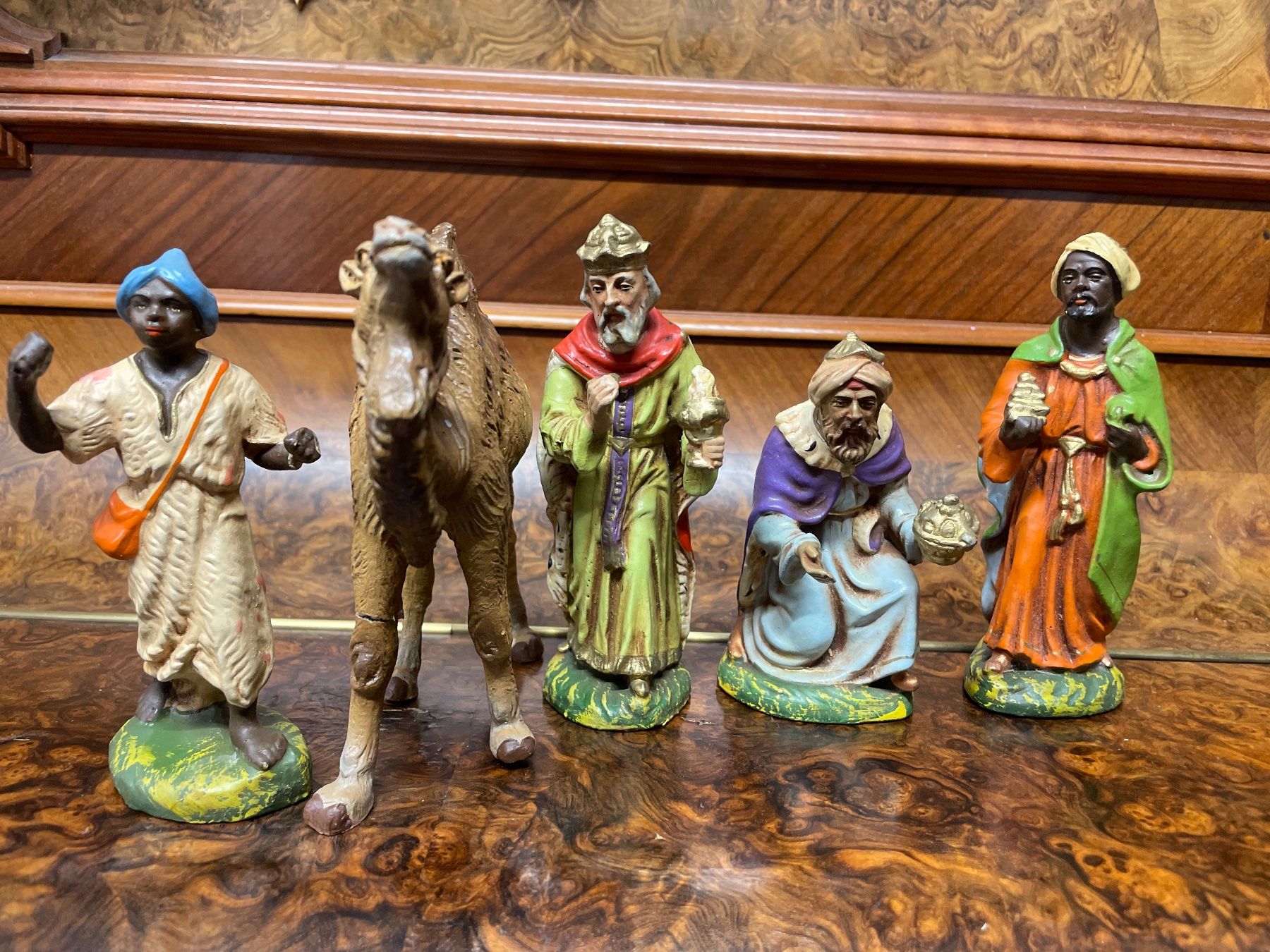 Statuette: 22 Stück Vintage Krippenfiguren Set Gips – Usato da Frasnacht venduto da GracyStore 3
