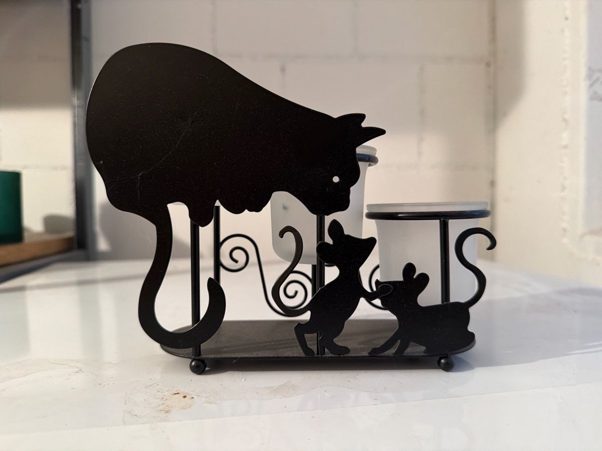 Partylite Portacandele: PartyLite Katze – Usato da Zollikofen venduto da Maria_verena
