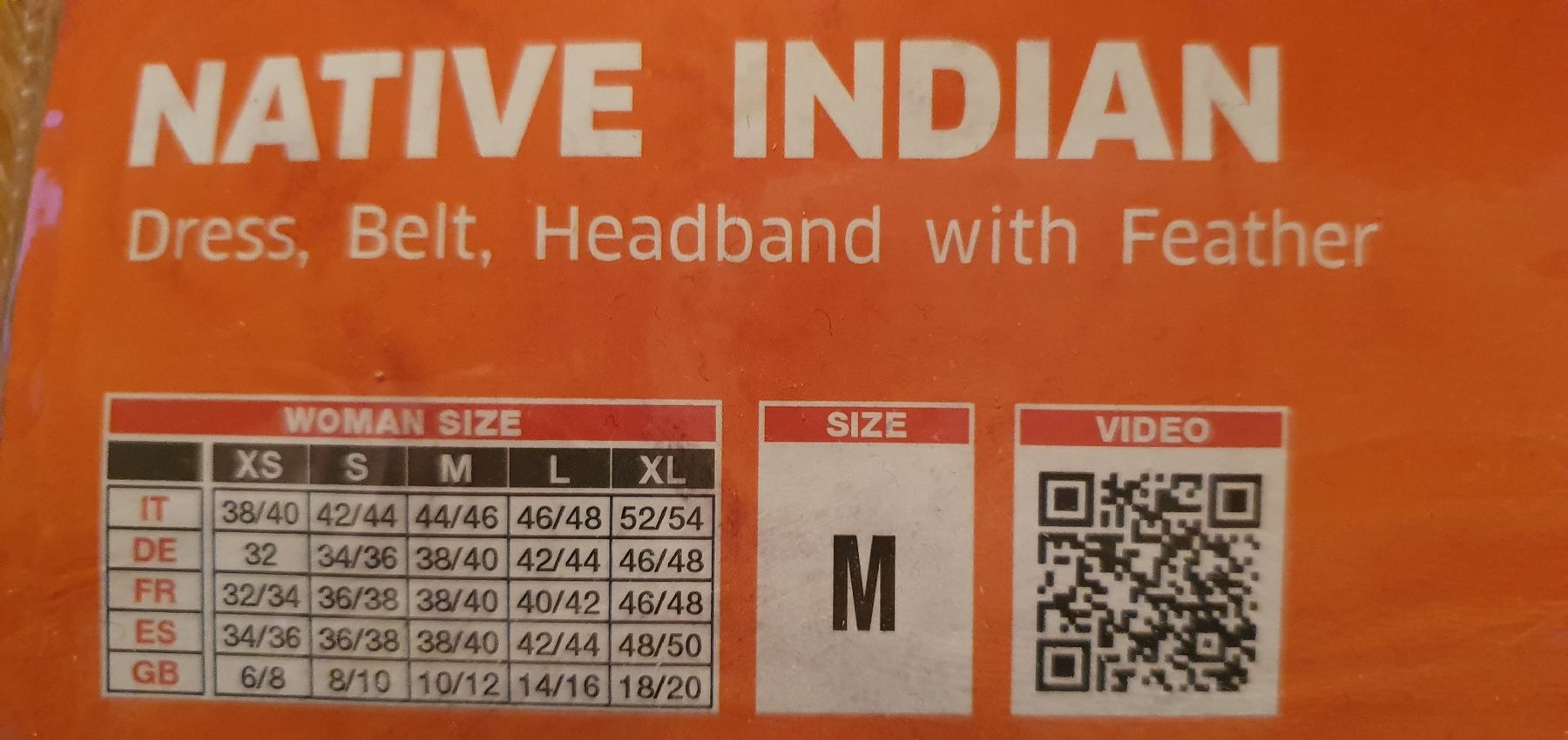 Kostüme: Indianerkostüme Damen M – Neu und originalverpackt aus Giswil von Buchs18 3