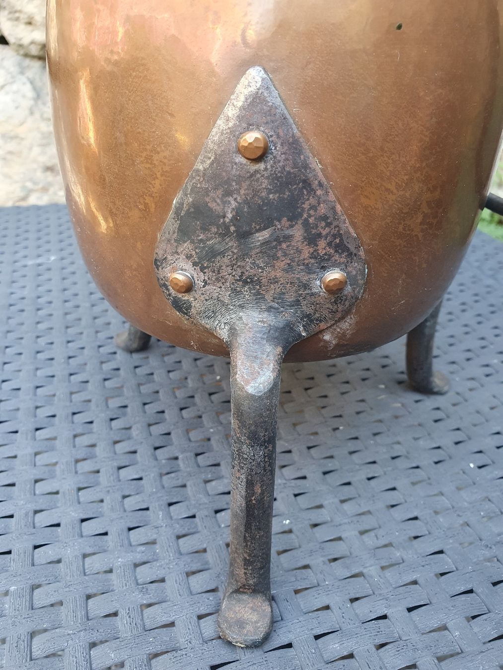 Bollitori: Coquemar cuivre et fer forgé état correct – Usato da Biel/Bienne venduto da jms_t662 3