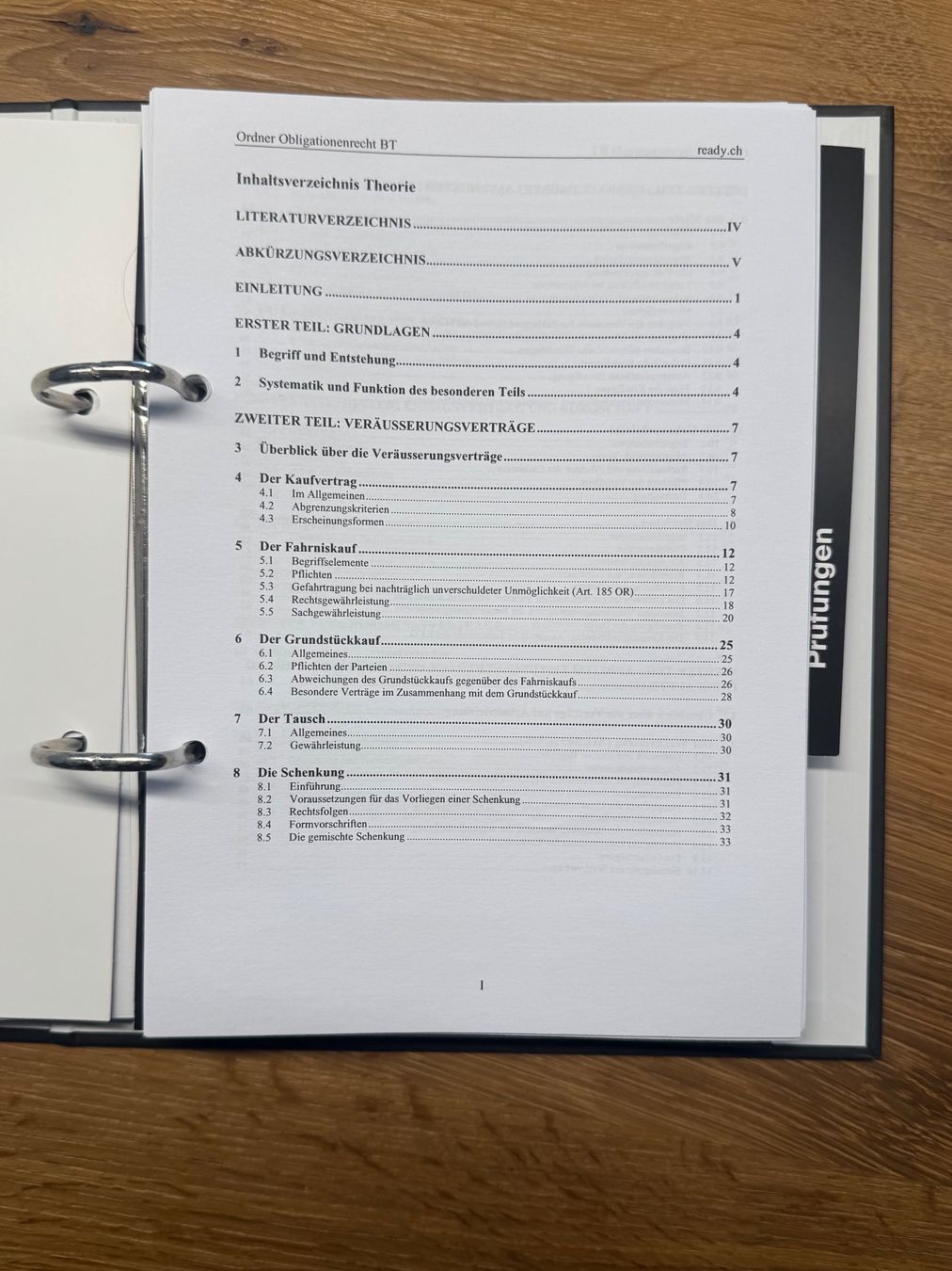 Libri: Ready OR BT Ordner mit Theorie und Prüfungsfällen – Usato da Oberbuchsiten venduto da PokeDex 1