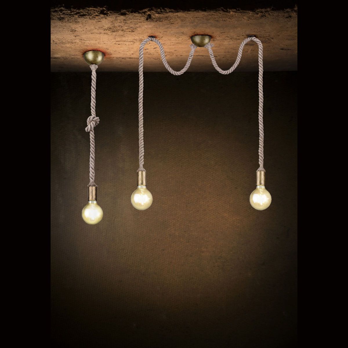Lampadari & plafoniere: Pendelleuchte, Altmessing, 150 cm Höhe  – Nuovo (secondo la descrizione) da Kreuzlingen venduto da Smart-Light 1