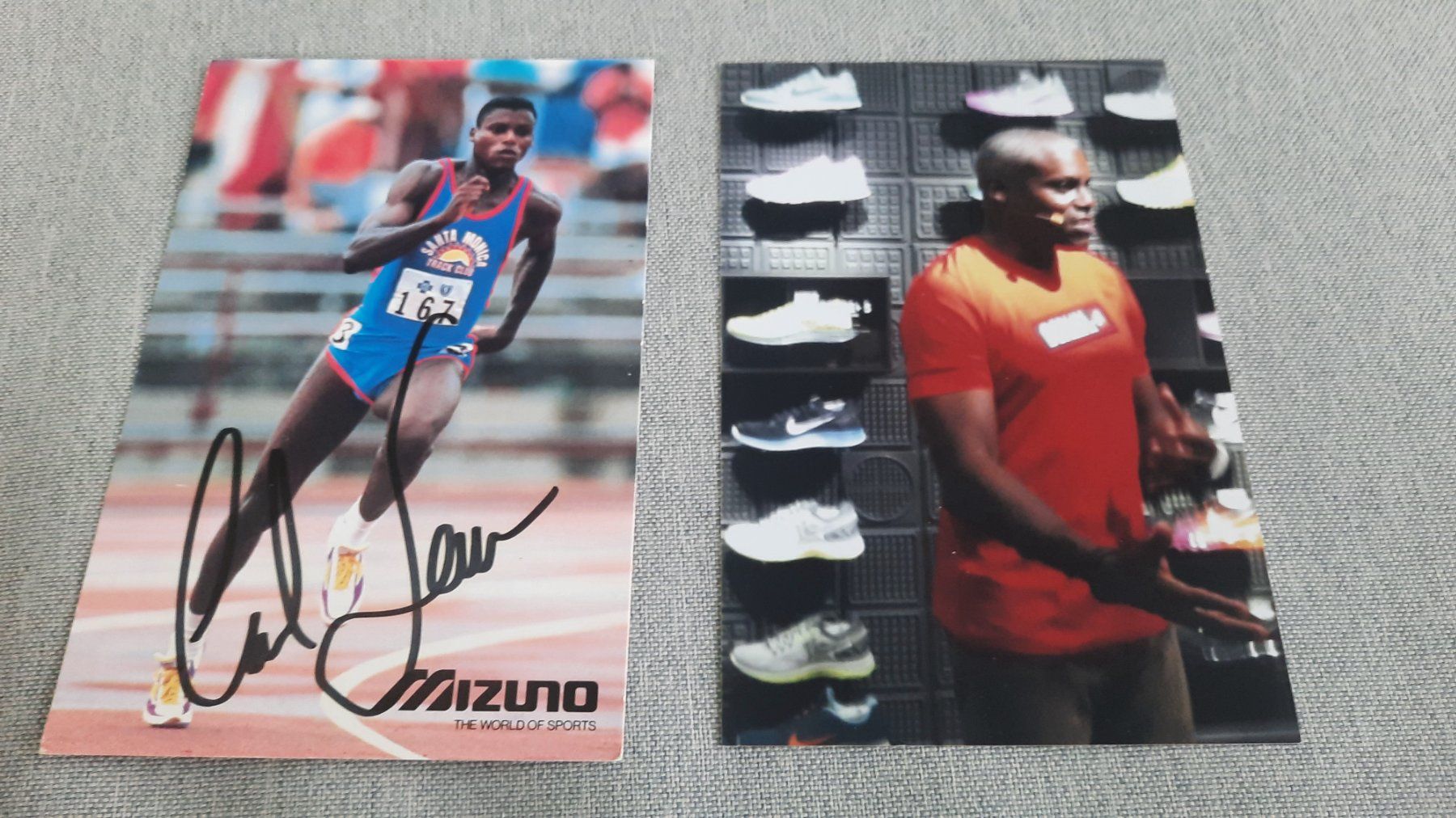 Autografi: Autogrammkarte Carl Lewis – Usato da Schmerikon venduto da Olympia04