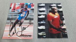 Autogrammkarte Carl Lewis