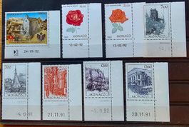 MONACO coins datés ** 1991-92