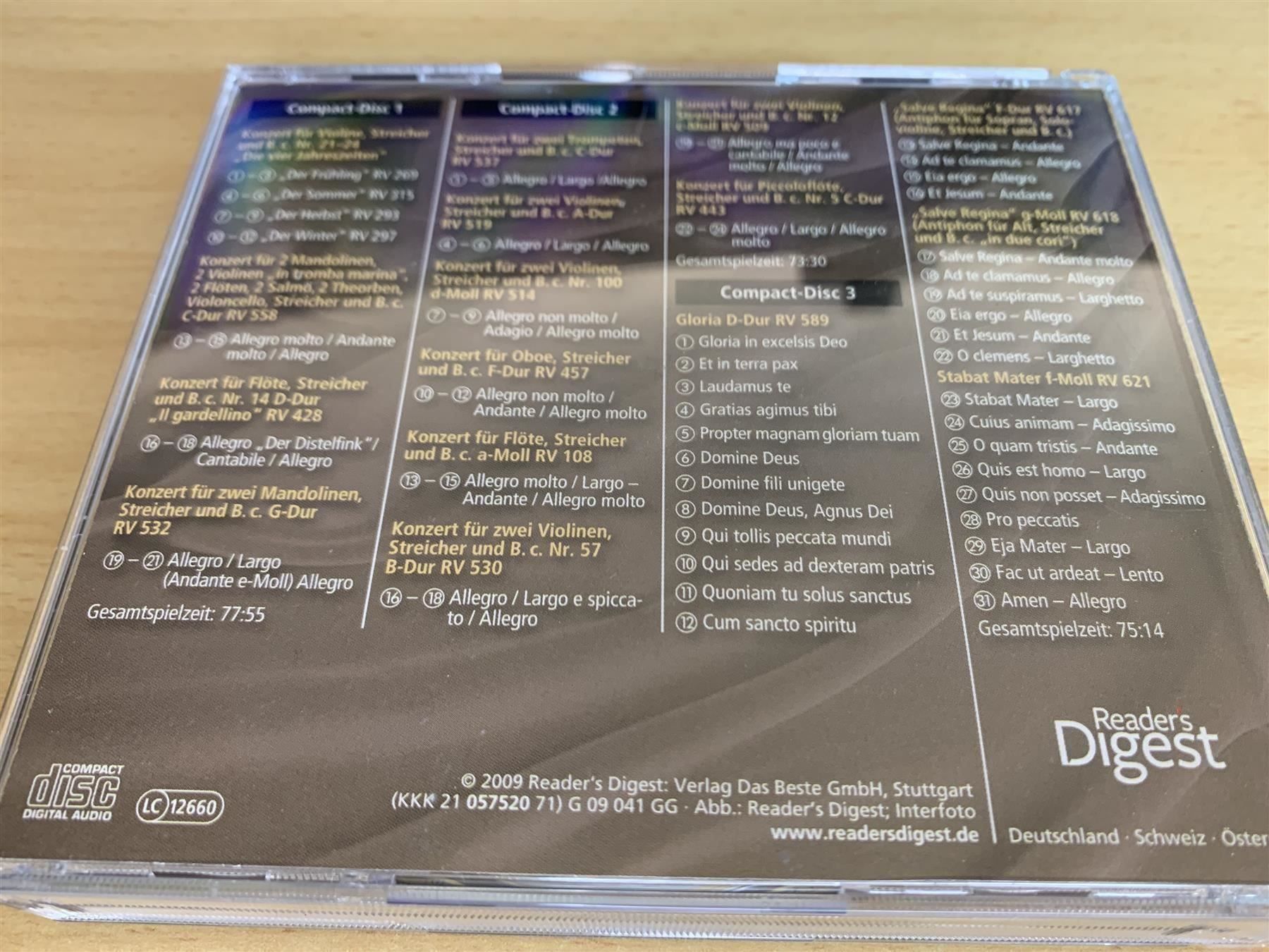 CD: Vivaldi - Klassische Kostbarkeiten - 3CD – Usato da Rikon im Tösstal venduto da Alpenmutz 1