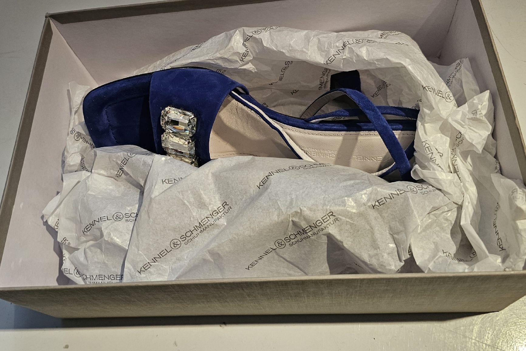 Kennel + Schmenger Scarpe da donna: Kennel & Schmenger Sandale 'NORA' in Navy – Usato da Wetzikon ZH venduto da sane1972 3