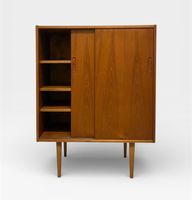 Danish Teak Schrank Poul Hundevad 60er Mid-Century