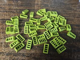 lego 61409 lot 50 pièces Lime Slope 18 2 x 1 x 2/3