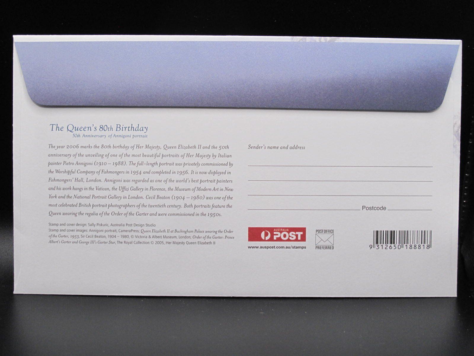 Tutti i francobolli: Australia 2006 Queens 80 Birthday FDC – Usato da Wil SG venduto da fva01 1