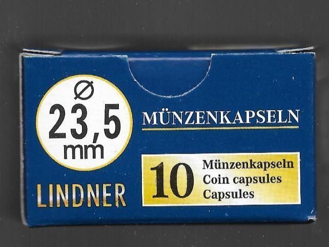 Lindner 20er Münzkapseln 39 mm (Gebraucht) in Neuhausen am Rheinfall