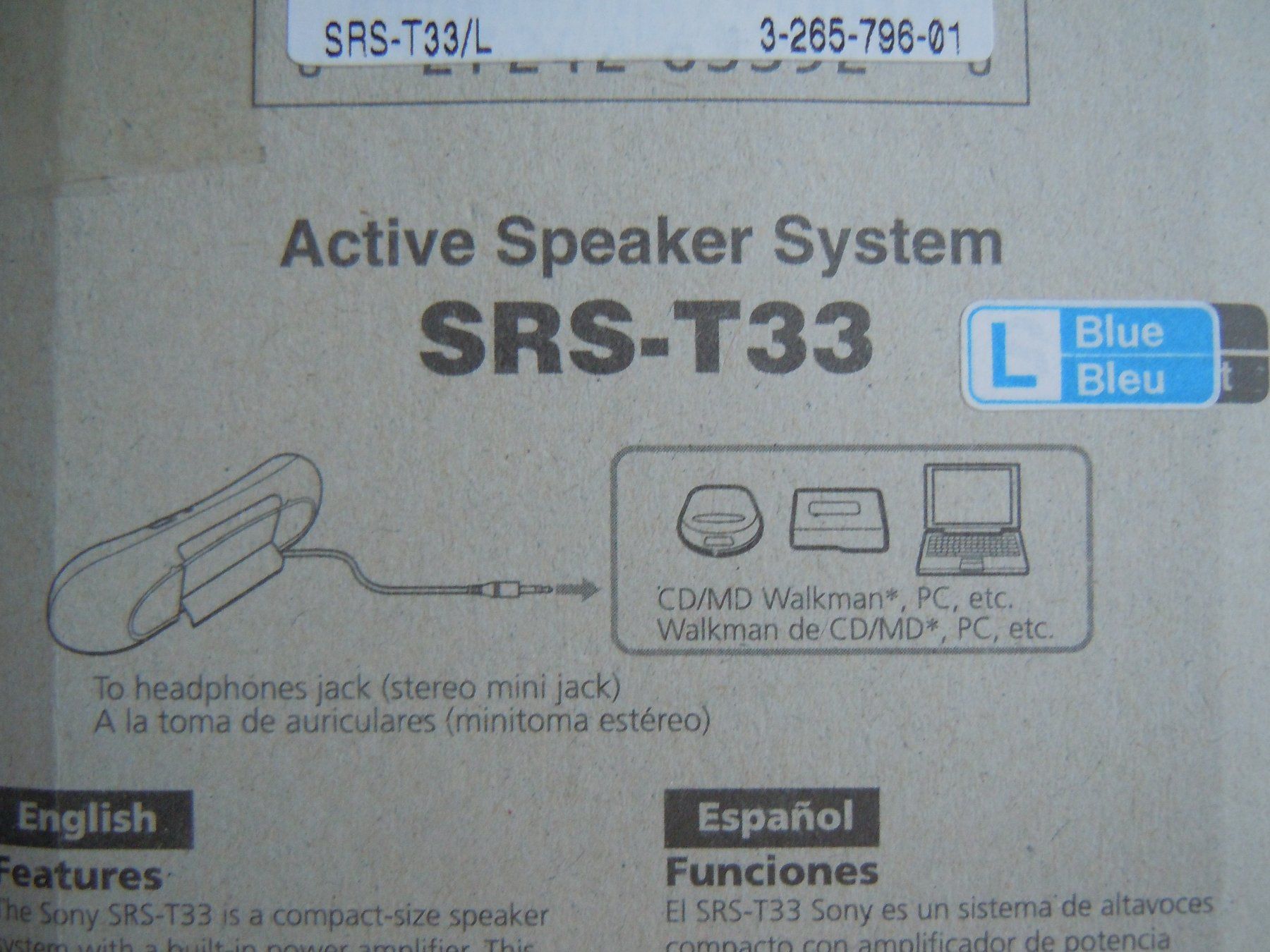Sony Lautsprecher: Lautsprecher Slim Design Sony – Neu und originalverpackt aus Luzern von Baumli1 9