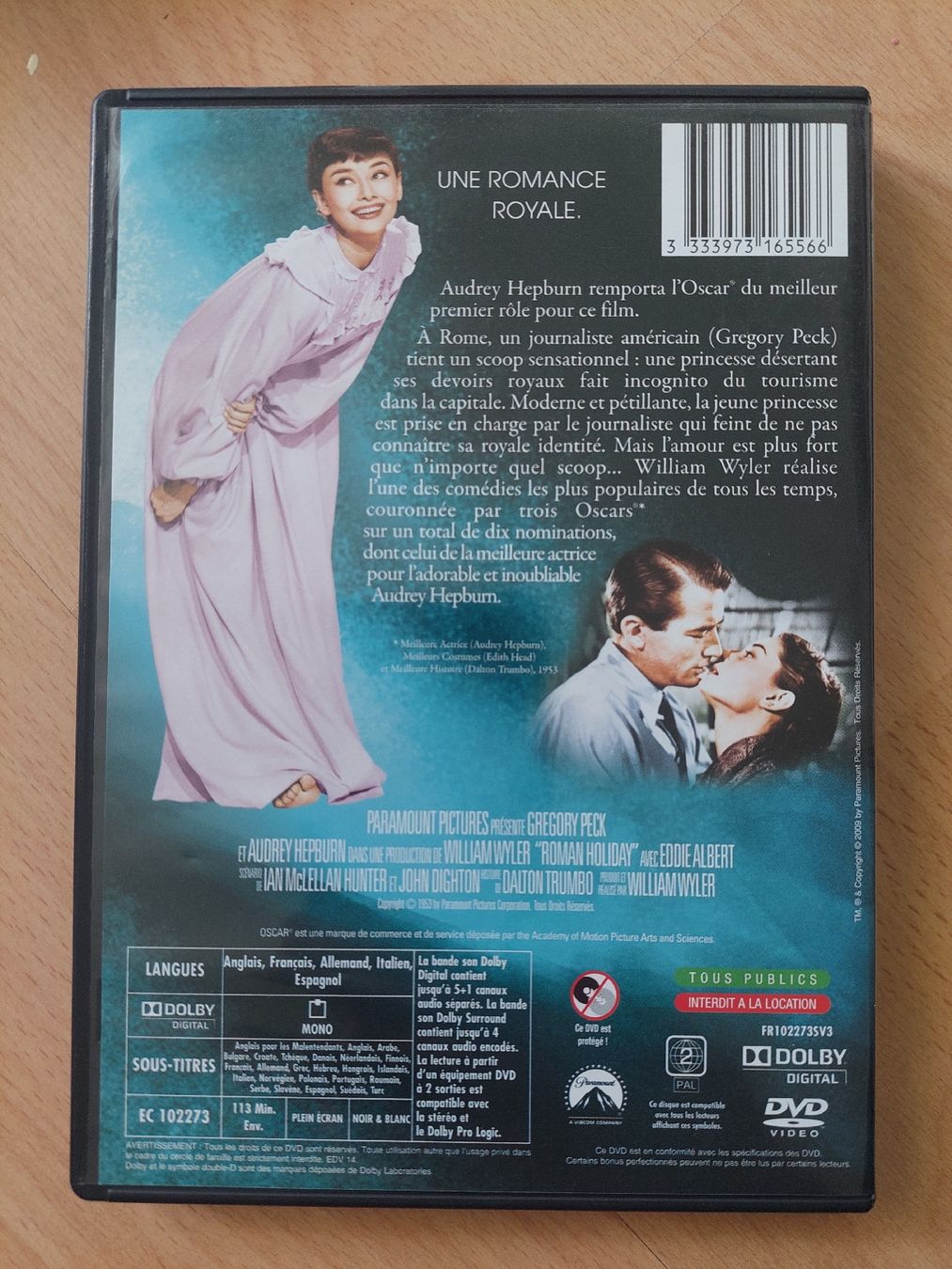 Tutti i DVDs: vacances romaines dvd – Usato da Biel/Bienne venduto da Totalkelly 1