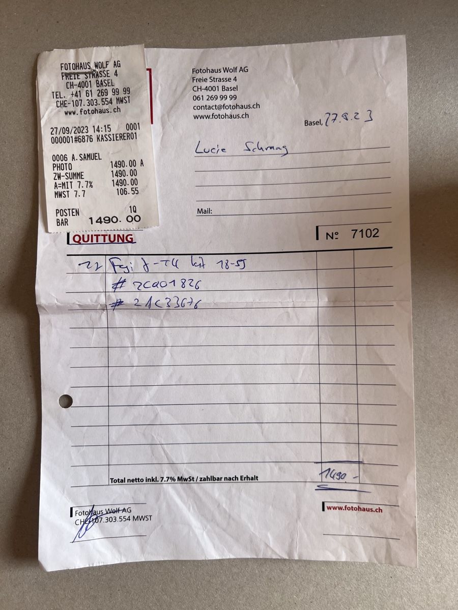 Fujifilm Kamera: Fujifilm X-T4 + Kitobjektiv – Gebraucht aus Lausanne von LucieSchrag 4