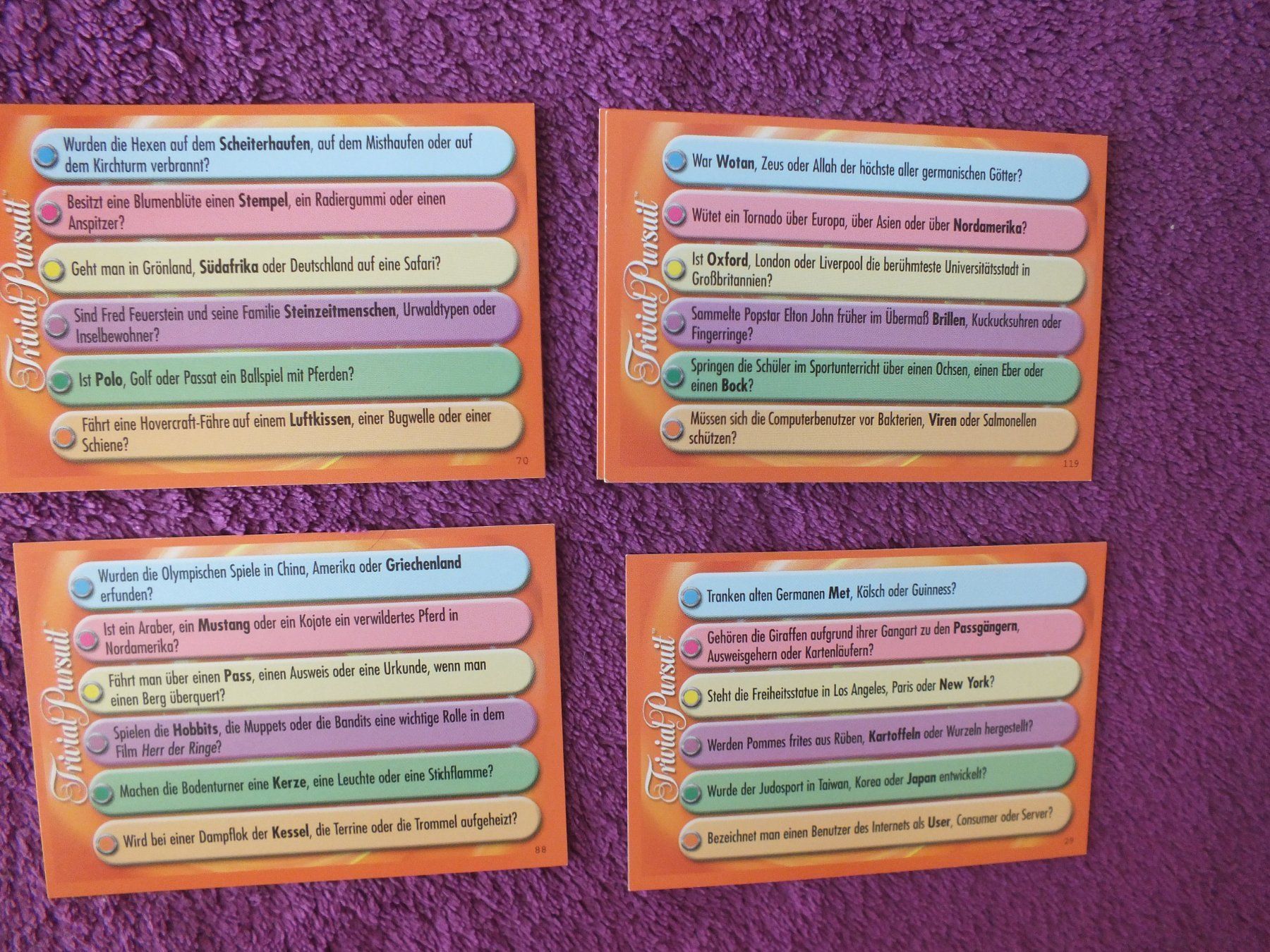 Parker Giochi: Trivial Pursuit Junior von Parker – Usato da Müllheim Dorf venduto da Seeeule01 4