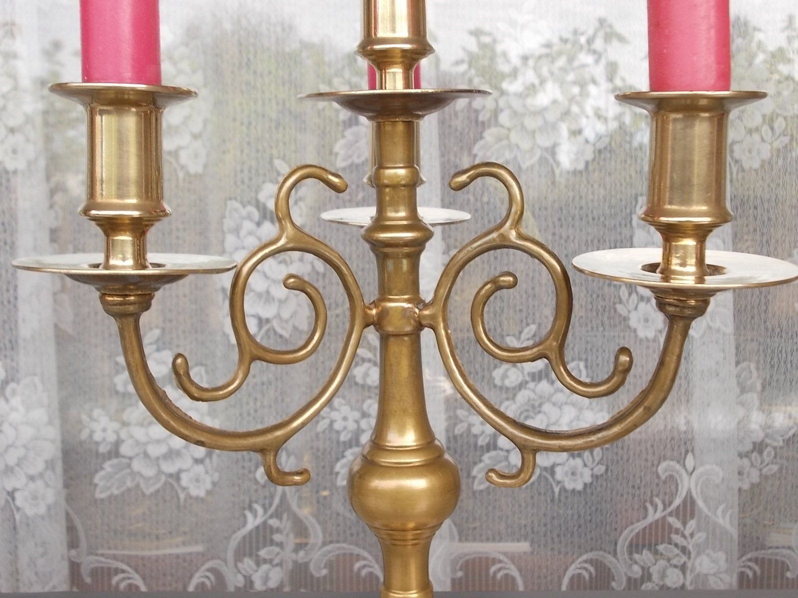Portacandele: Alter 34cm Jugendstil Messing Kerzenständer 4flammig 1335gr. – Usato da Ostermundigen venduto da eschbe 2