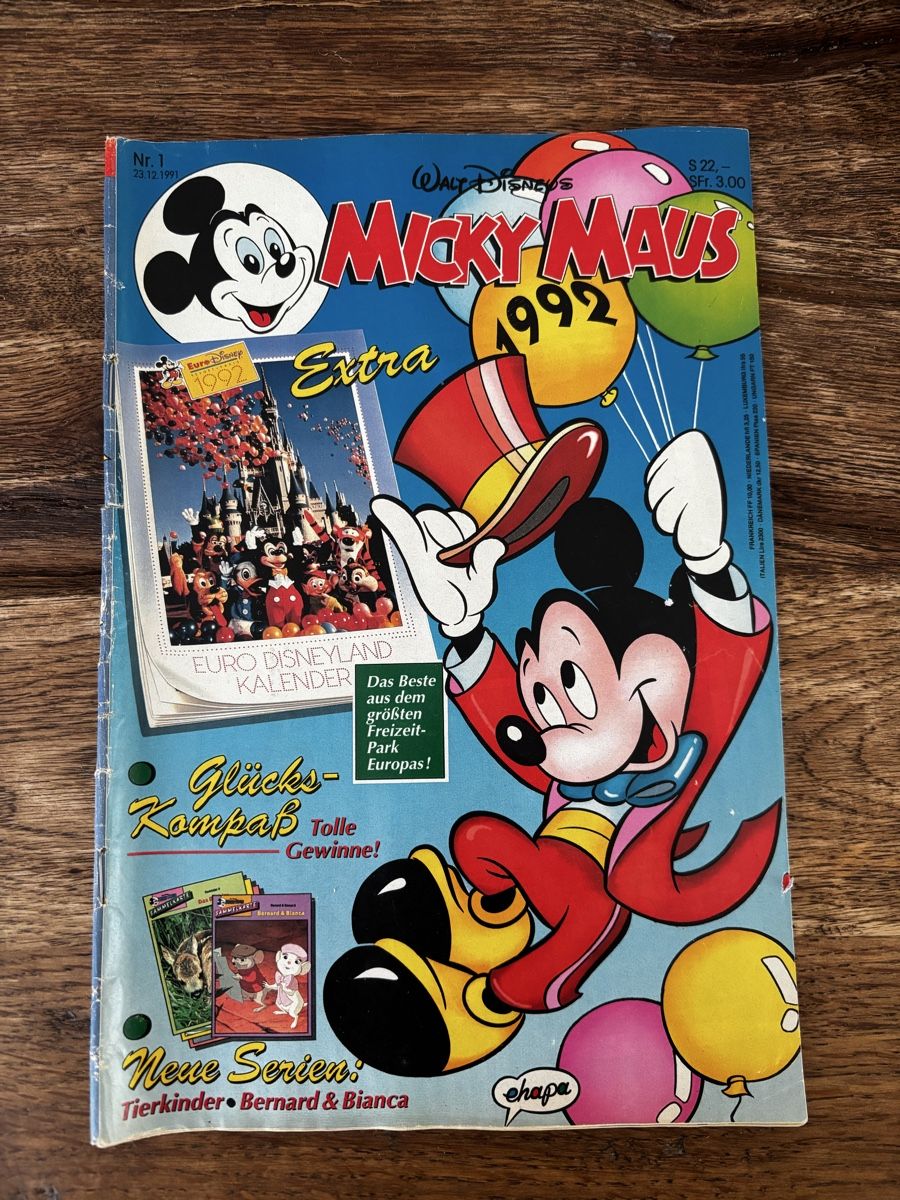 Fumetti: Micky Maus Hefte von 1989-1993 – Usato da Rümlingen venduto da Mmoni 3