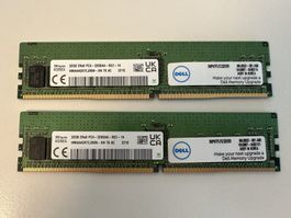 64GB RAM (2x 32GB) 2Rx8 PC4-3200AA-RE2-14 (DELL)