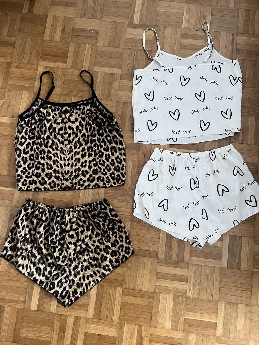 Shein Negligees & Pyjamas: Zwei Pyjama-Sets mit Top und Shorts – Neu (gemäss Beschreibung) aus Herisau von bru_vm5j