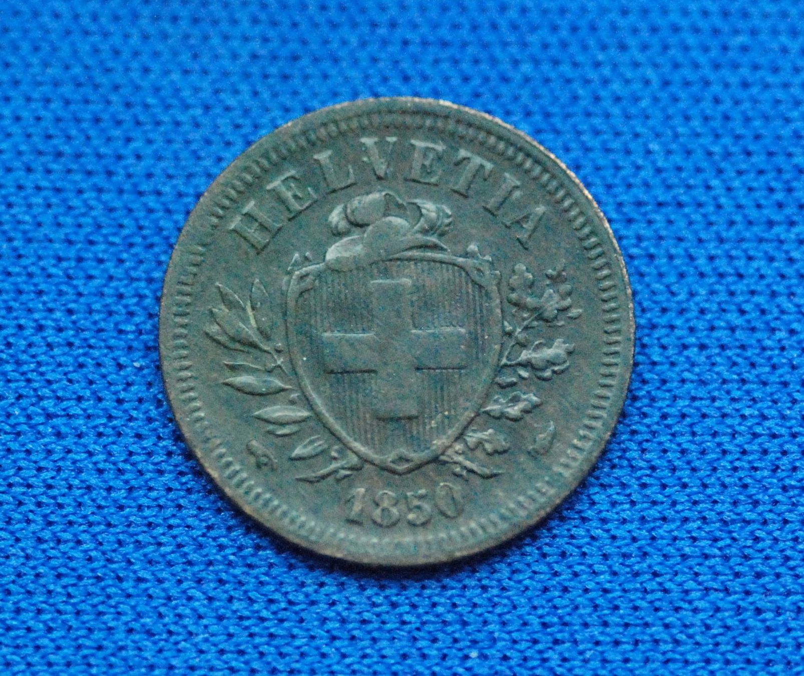 Tutti le monete: Uralter 1 Rappen Jg. 1850 – Usato da Mühlethal venduto da sowato 2