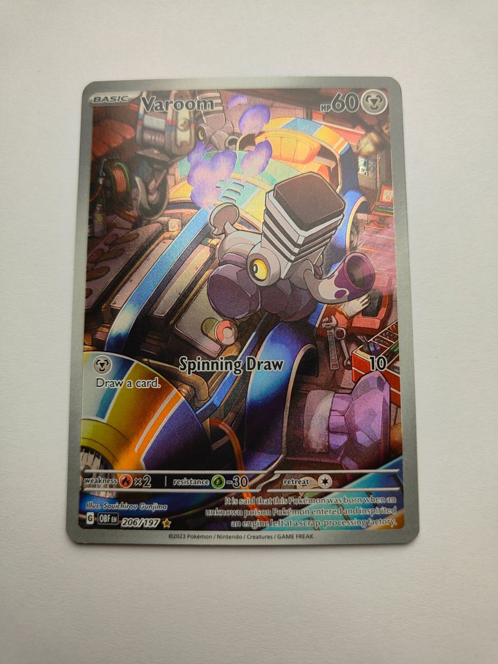 Pokémon Sammelbilder & Trading cards: Pokemon Varoom Illustration Full Art – Gebraucht aus Thalwil von FigurenFreunde