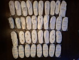 36 neue Badeschuhe Hotel Slipper div. Grössen Finken Gäste