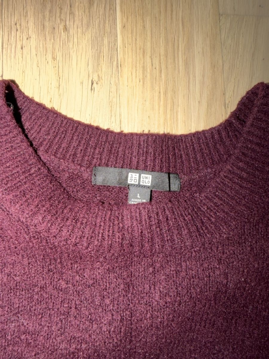 Uniqlo Maglioni & Felpe: Uniqlo Pullover bordeaux, Grösse L – Usato da Effretikon venduto da MaisonNade 1
