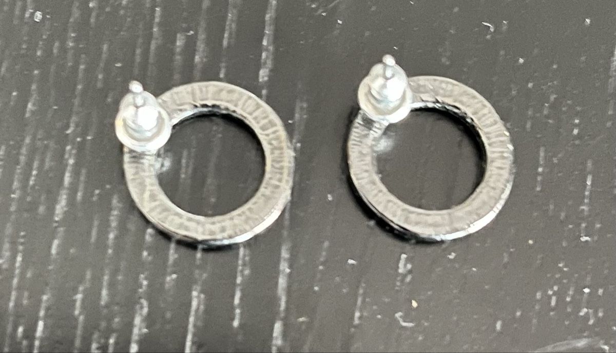 Orecchini pendenti & Orecchini a lobo: Hübsche Ohrstecker mit Markasit / Gunmetal / anthrazith – Usato da Biel/Bienne venduto da LadyDita 2