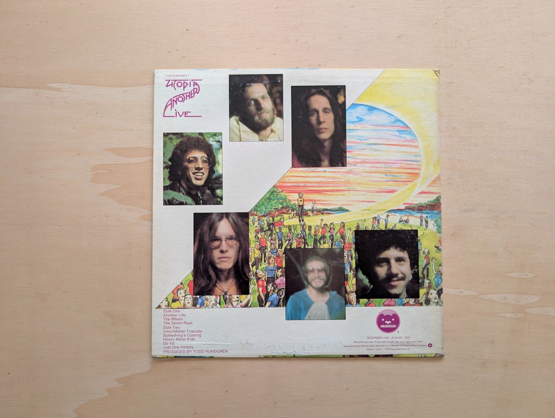 Schallplatten: Todd Rundgren's Utopia – Another Live  US 72 (first) – Gebraucht aus Ebikon von soundundvielfalt 1