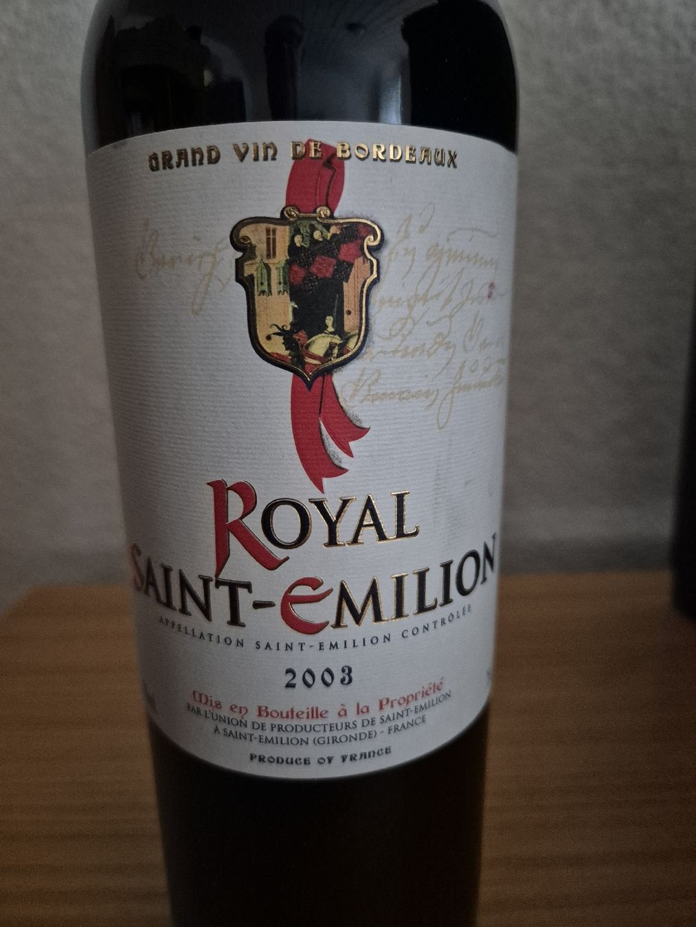 Vino: Royal Saint-Emilion 2003 – Nuovo e nell'imballaggio originale da Niederwil SO venduto da Albatros59 1
