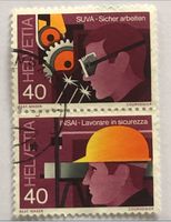 Sonderpostmarken II Suva sicherarbeiten mit  Stempel   