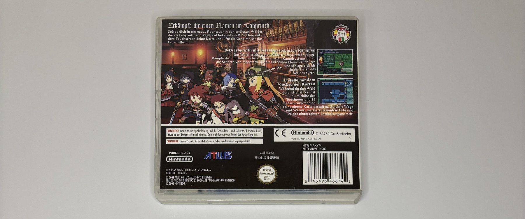 Nintendo Jeux: NDS - Etrian Odyssey – D'occasion à Allschwil par Bullach 2