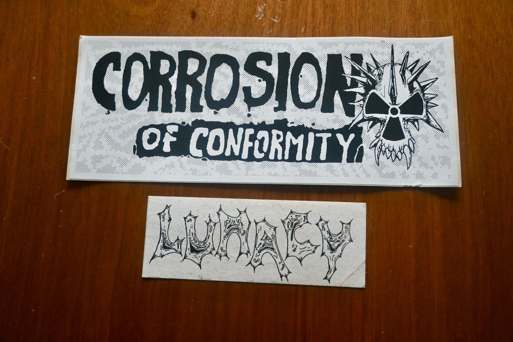 2 VINTAGE Sticker - Corrosion of Conformity & Lunacy | Kaufen auf Ricardo