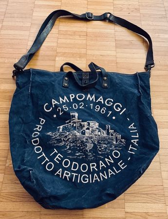 CAMPOMAGGI  Sportliche, dunkelblaue Tasche