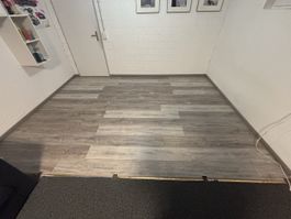 Laminatboden grau Holzoptik gebraucht guter Zustand