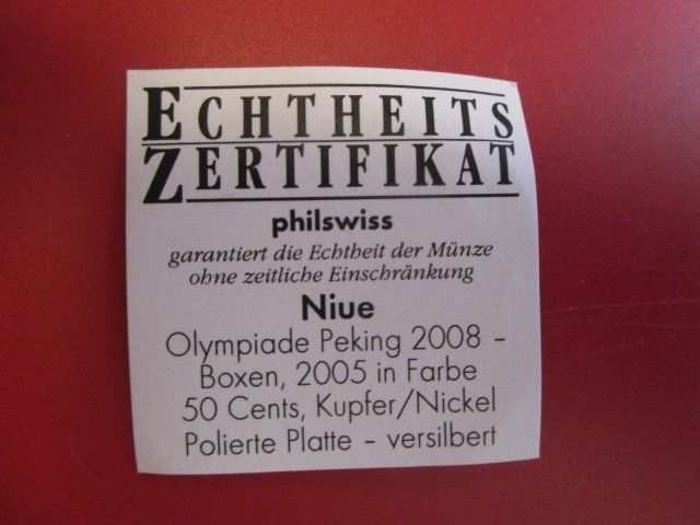 Medaillen: Elisabeth II - Olympiade Peking 2008 - Boxen - PP – Neu und originalverpackt aus Luzern von Horoskop1 2