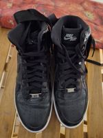 Scarpe Nike Air Force 1 High Patent Nero Taglia 41