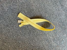 Reissverschluss helles gelb hell gelb 55 cm teilbar 92