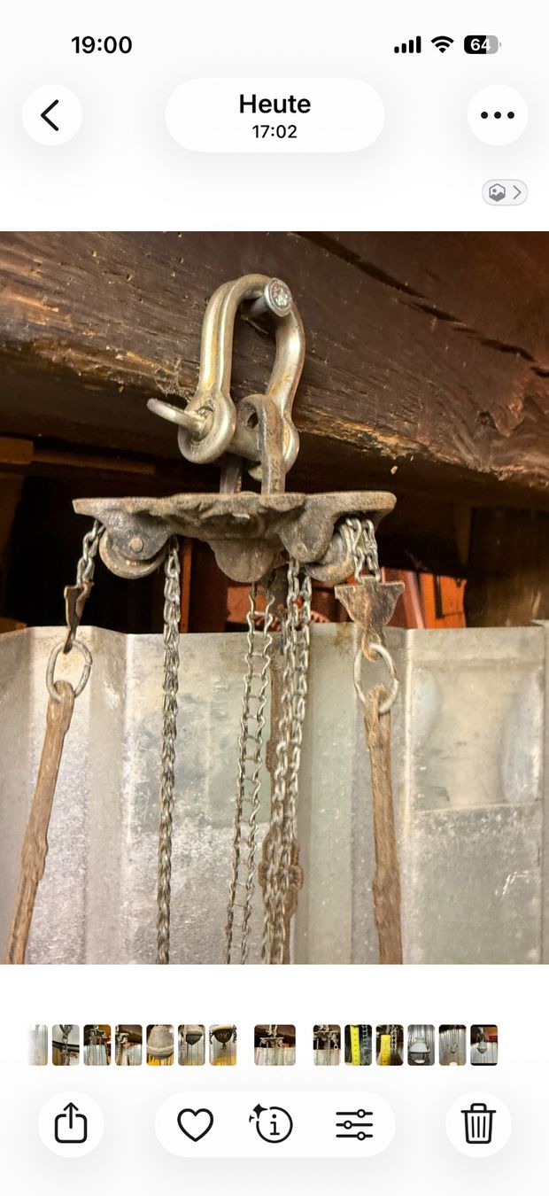 Lampes: Rittersaal Leuchte Antik – D'occasion à Rüdlingen par Mafalda2009 1