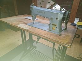 Singer 196K5 Industrie Nähmaschine Vintage
