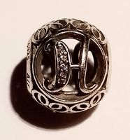Pandora Charm Buchstabe H