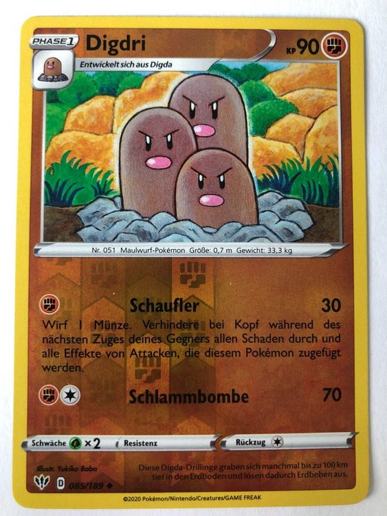 Digdri - Reverse Holo - Rare Pokemon | Kaufen auf Ricardo