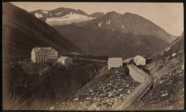 Fotografie Furkapass, Weg nach dem Hotel