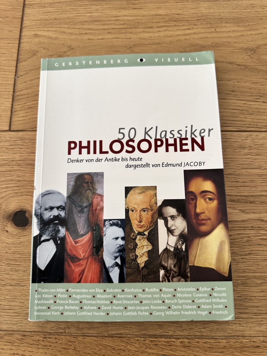 Libri: 50 Klassiker Philosophen - Jacoby - Top Zustand – Usato da Hubersdorf venduto da caruchiya