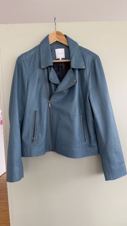 Paul Kehl Lederjacke Damen Grösse L (42) blau