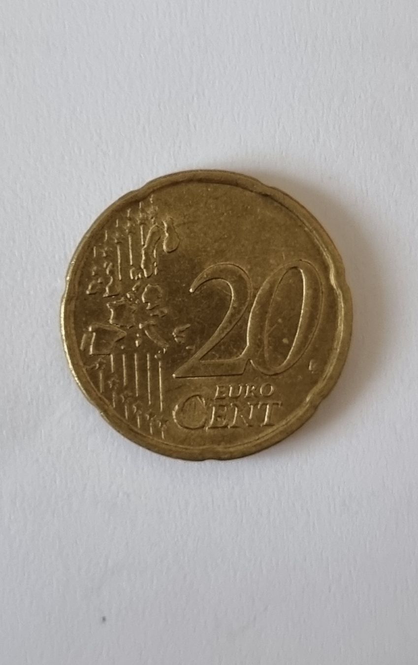 Tutti le monete: 20 Euro Cent Coin Spain 1999 circulated condition – Usato da Tavannes venduto da Nourwx 1