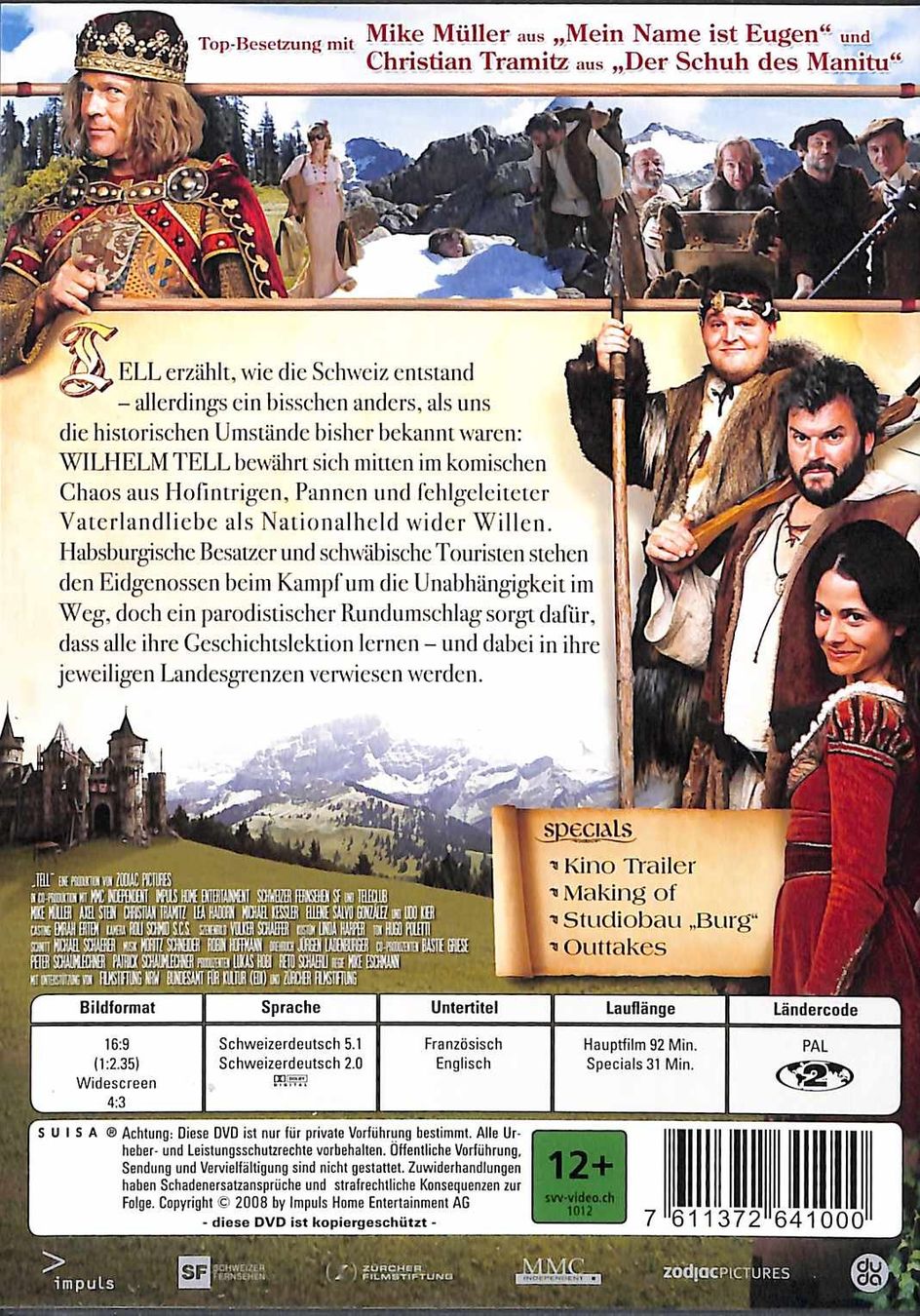 Tutti i DVDs: DVD Tell mit Mike Müller 2007 – Usato da Trimmis venduto da Dres2 1