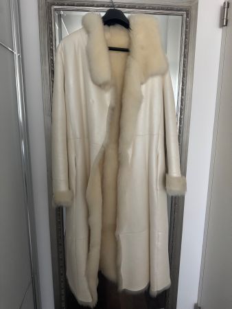 Elegante Strenesse Winter Lammfellmantel, Grösse 38 Top!