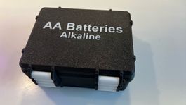 AA Batteriebox / Organizer sicherer Verschluss