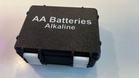 AA Batteriebox / Organizer sicherer Verschluss
